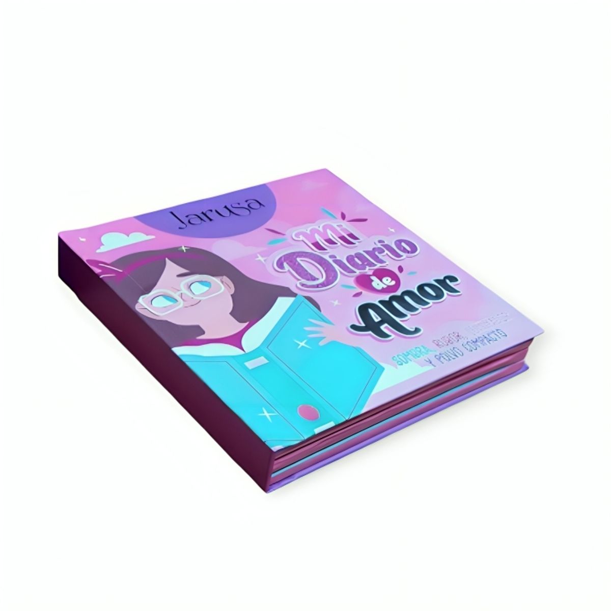 GENERICO - Set de Maquillaje Mi Diario de Amor Jarusa Paleta de 50 Sombras