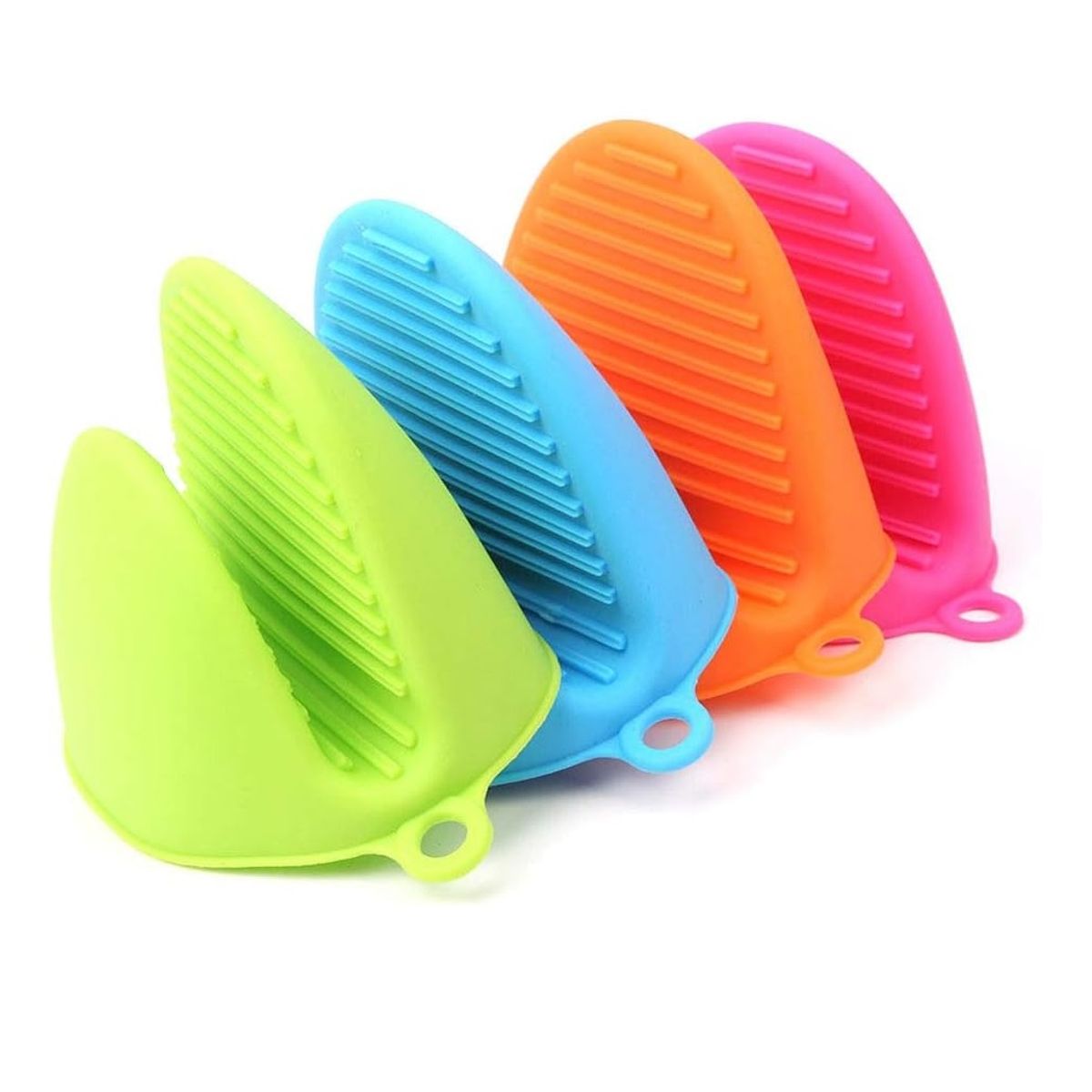 GENERICO - GUANTES NARANJA DE HORNO DE GOMA PARA COCINA DE COCINA