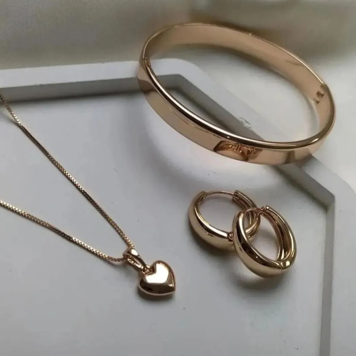 GENERICO - PACK JOYAS BAÑO EN ORO 18K