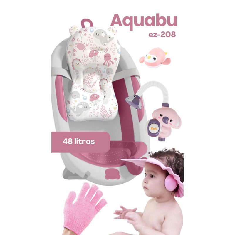 GENERICO - Bañera Plegable Aquabu de 48 Litros