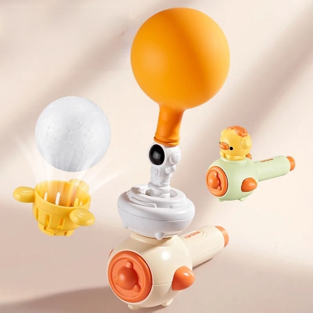 GENERICO - Juego Montessori Soplador 3 en 1 para Niños