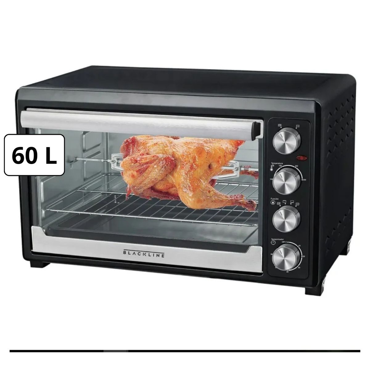 BLACKLINE - HORNO ELÉCTRICO BLACKLINE 60LT GR60AR NEGRO