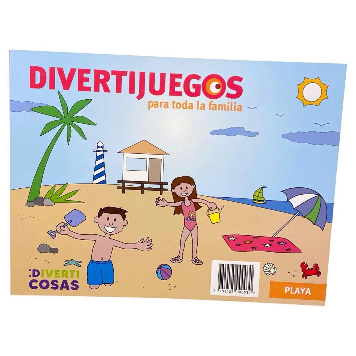 EDICIONES COQUITO - LIBRO INFANTIL de Actividades Divertijuegos playa y campo