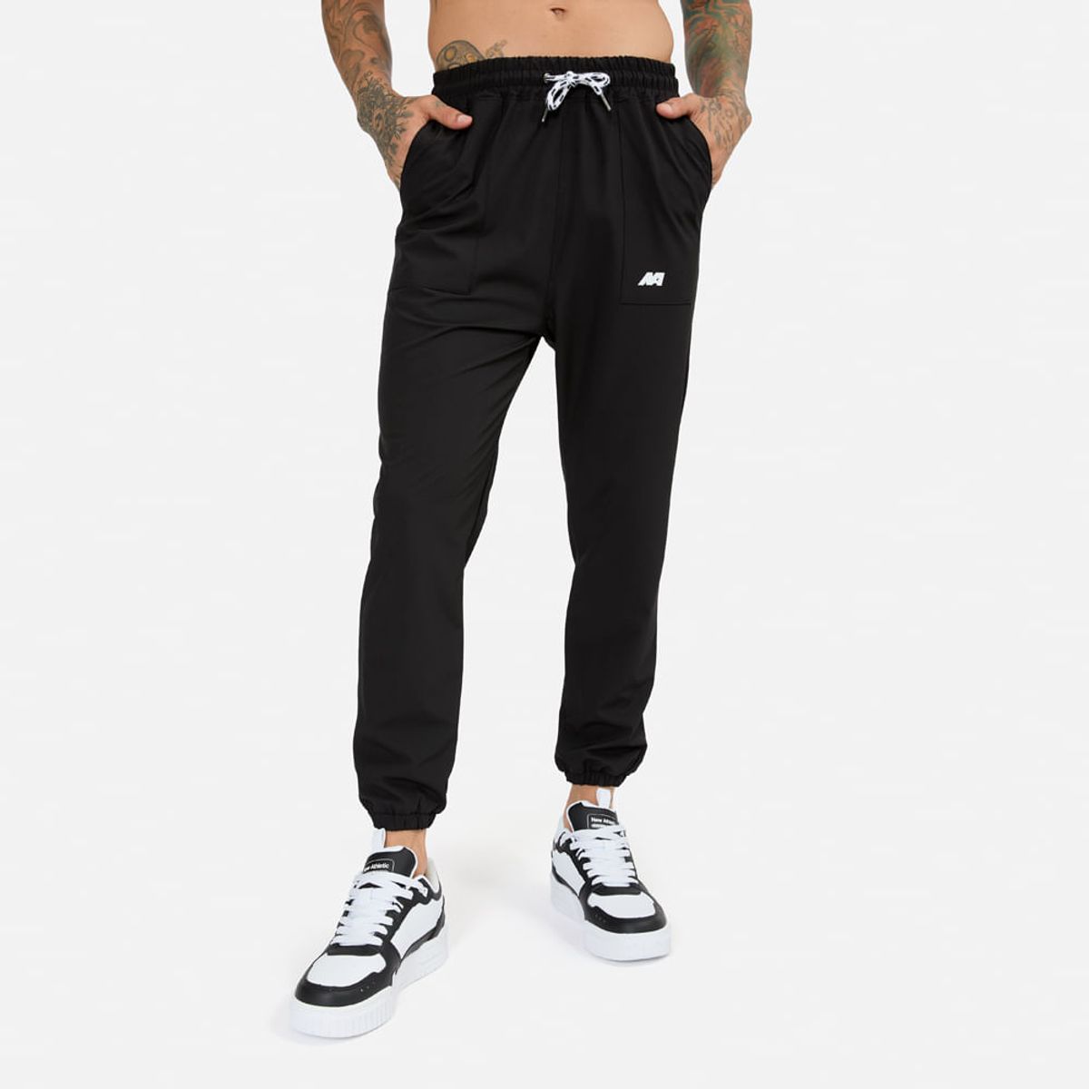 NEW ATHLETIC - Pantalón New Athletic Efrain Negro Hombre