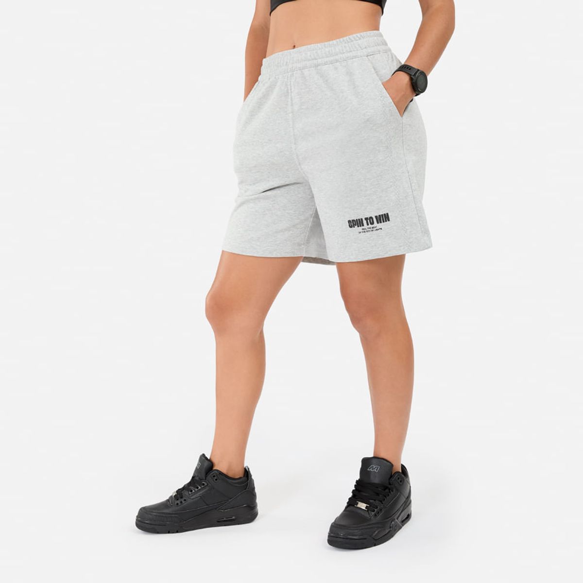 NEW ATHLETIC - Short New Athletic Travis Gris Claro Mujer