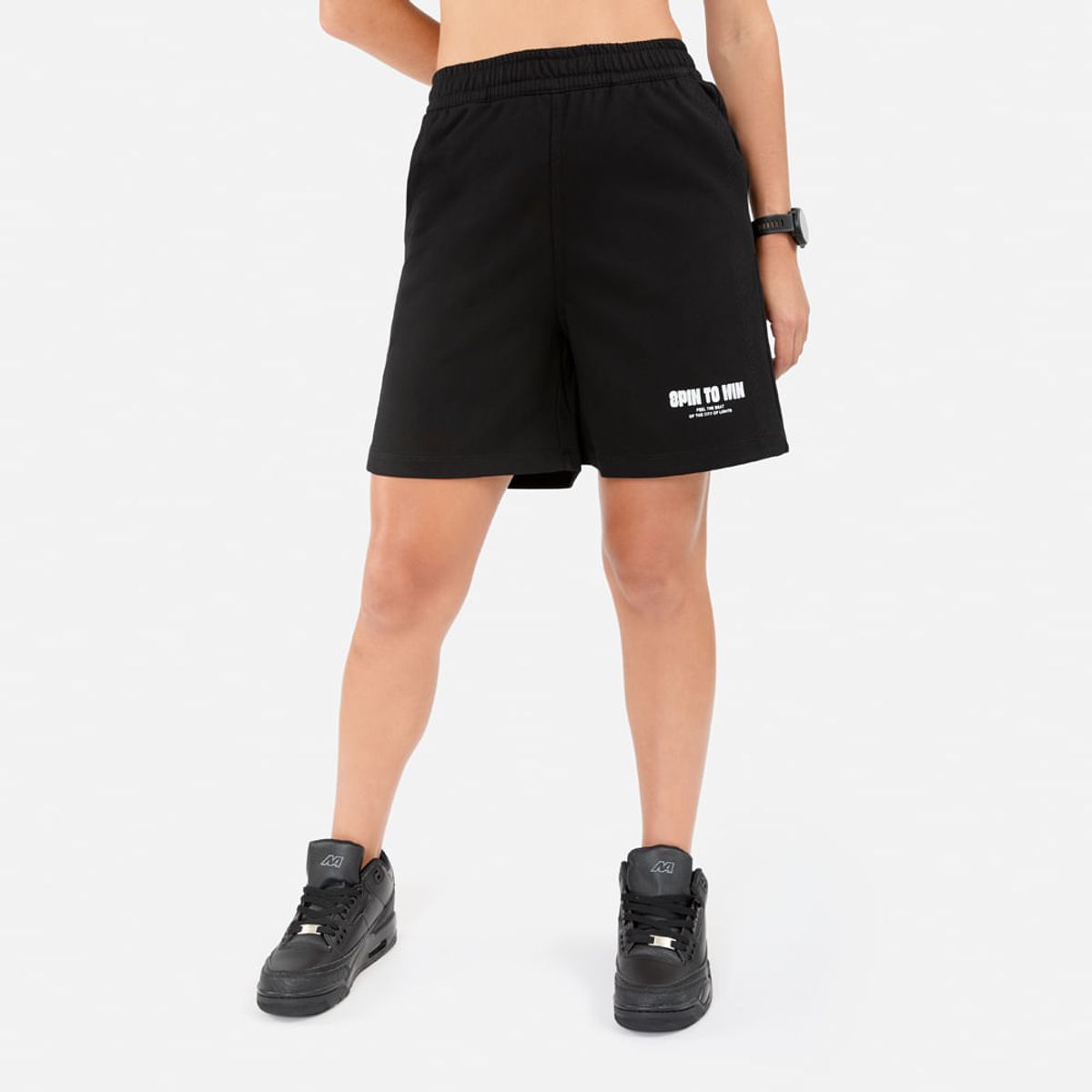 NEW ATHLETIC - Short New Athletic Travis Negro Mujer