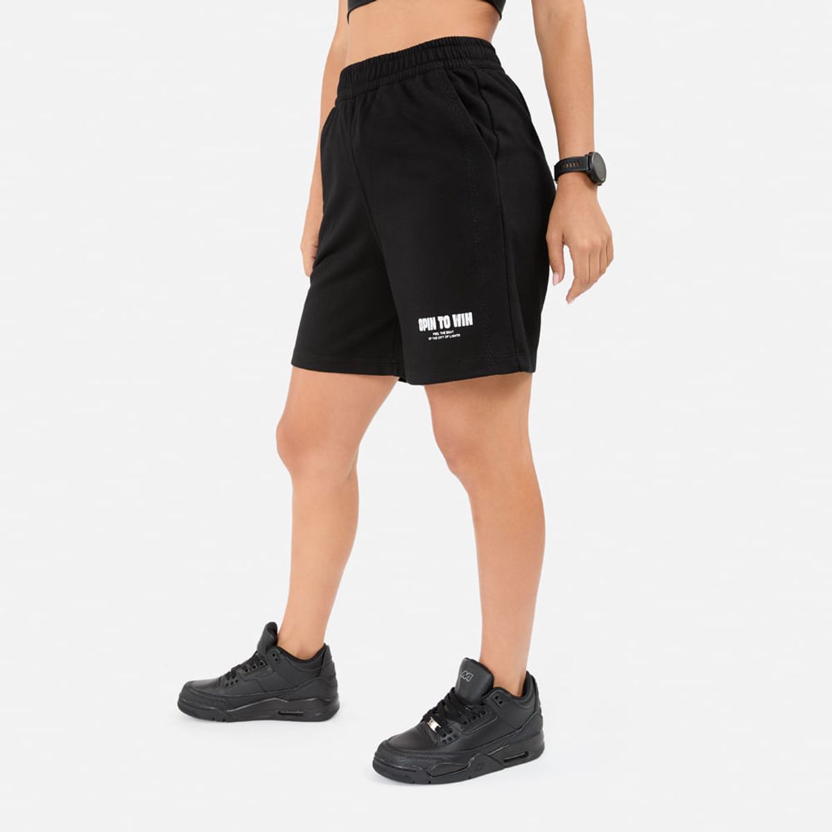 NEW ATHLETIC - Short New Athletic Travis Negro Mujer