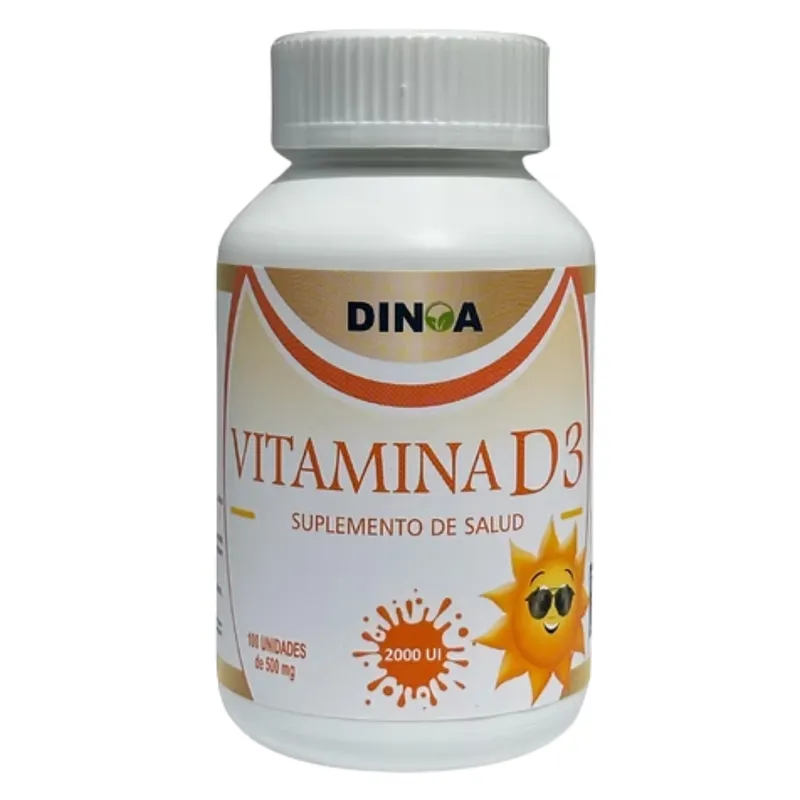 DINOA - Vitamina D3 Cápsula x 100 Dinoa - Salud Ósea