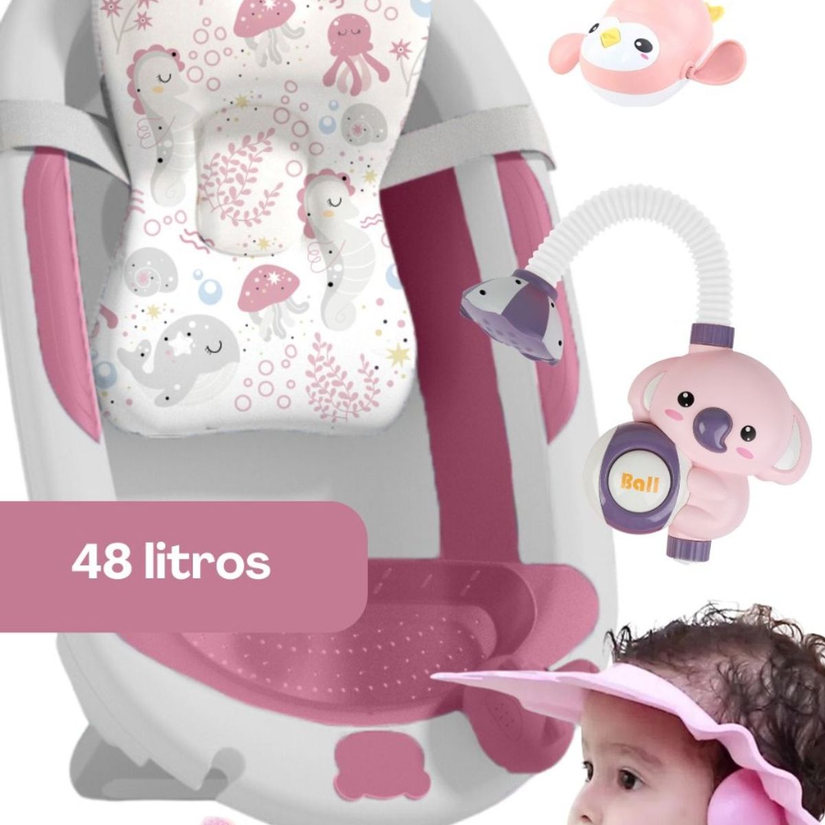 GENERICO - Bañera Plegable Aquabu de 48 Litros