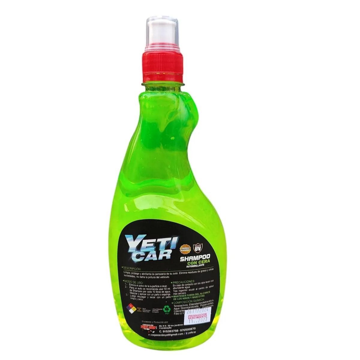 GENERICO - Shampoo Con Cera Para Vehículo Galón 1 Litro