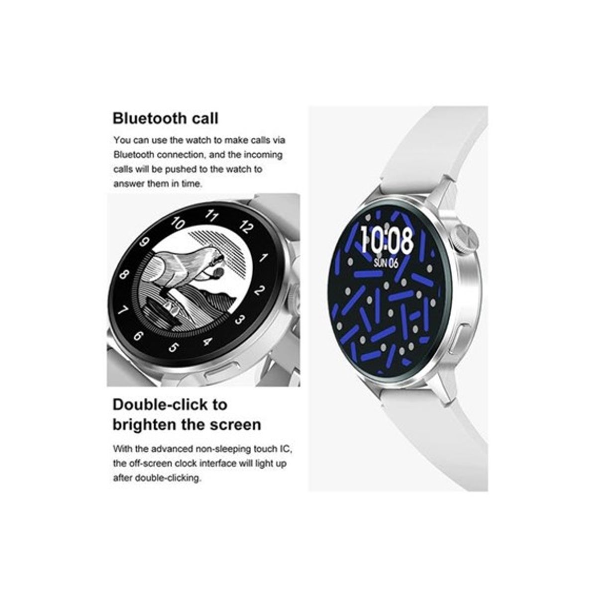 GENERICO - Smartwatch Dt4 Plus Plateado