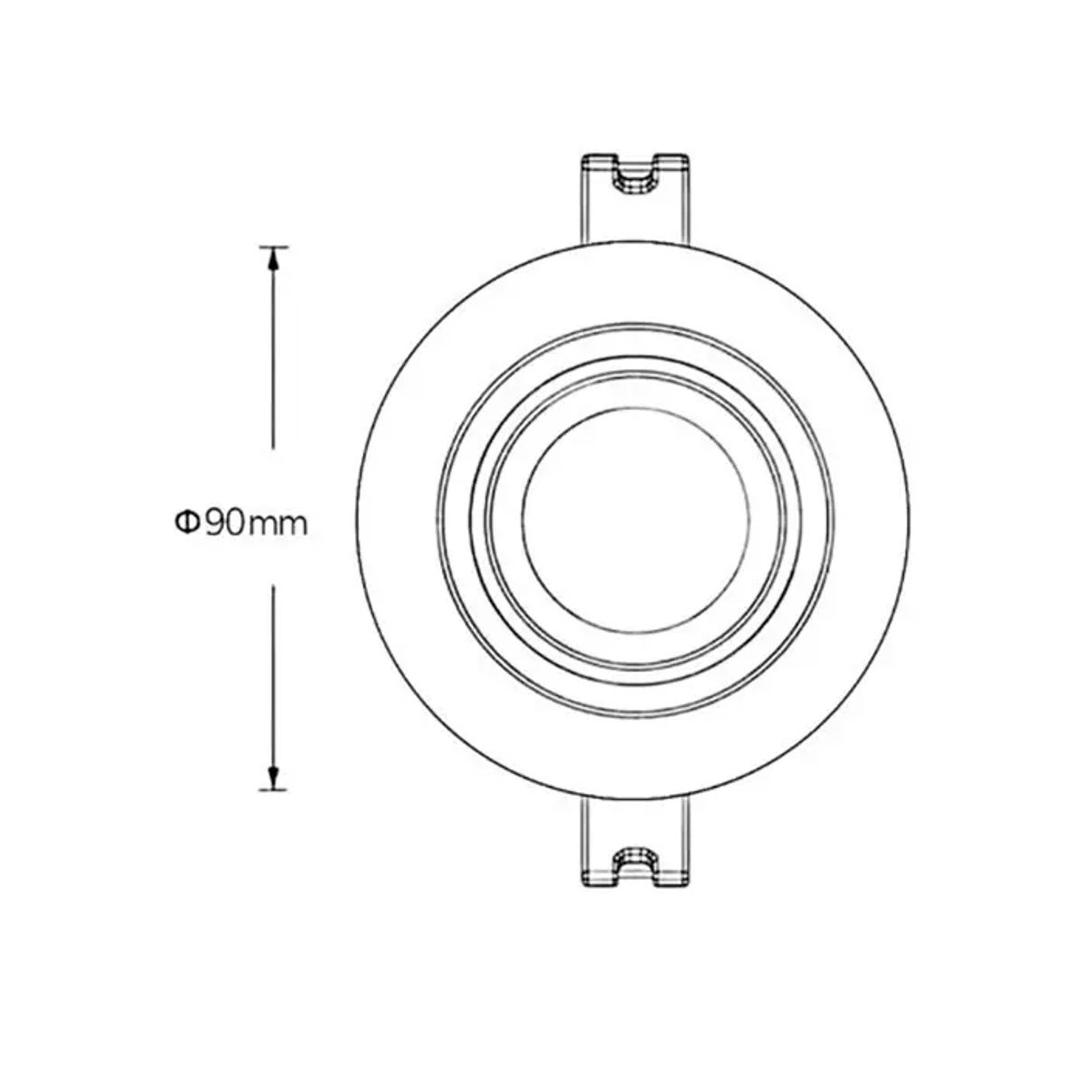 GENERICO - Spot Empotrable Redondo