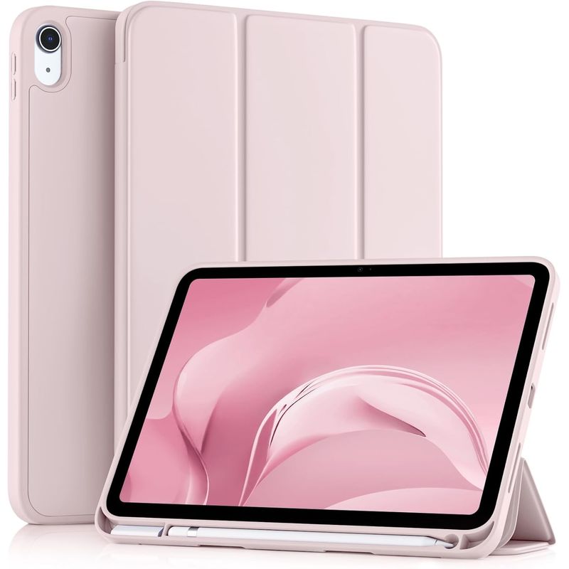 GENERICO - Funda Case Para iPad 11 (A16) 2025 11va Gen Con Porta Pencil - ROSA