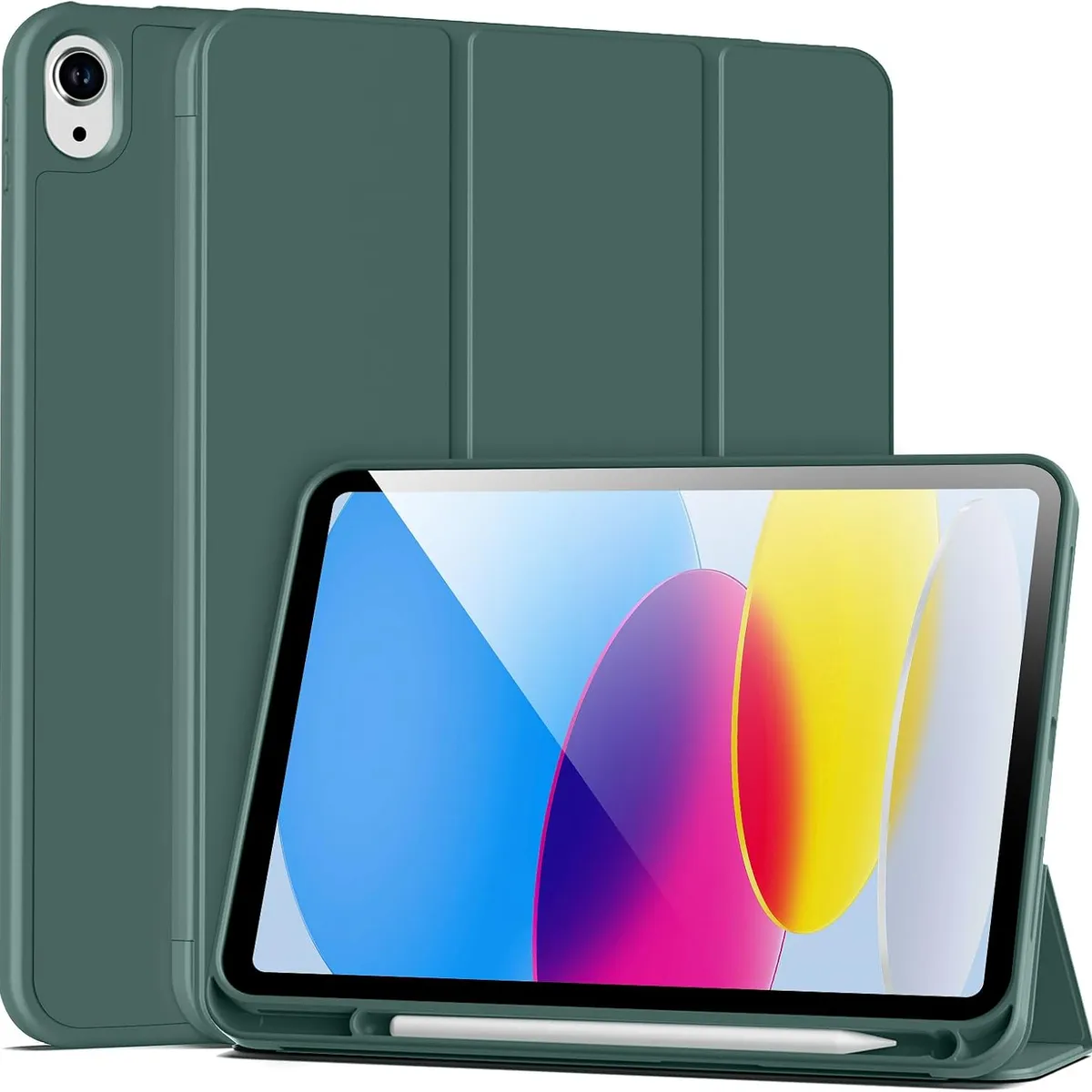 GENERICO - Funda Case Para iPad 11 (A16) 2025 11va Gen Con Porta Pencil - VERDE
