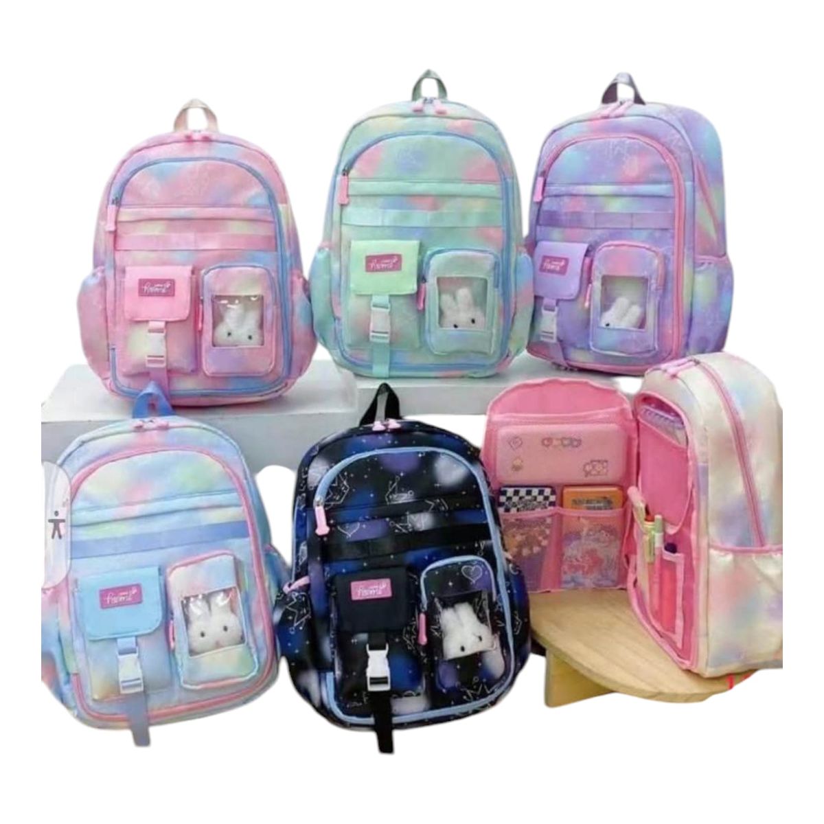 GENERICO - MOCHILA ESCOLAR KAWAI JUVENIL TAMAÑO OFICIO