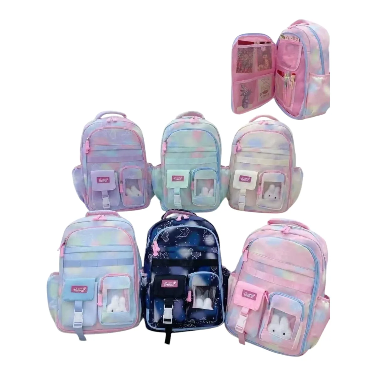 GENERICO - MOCHILA ESCOLAR KAWAI JUVENIL TAMAÑO OFICIO