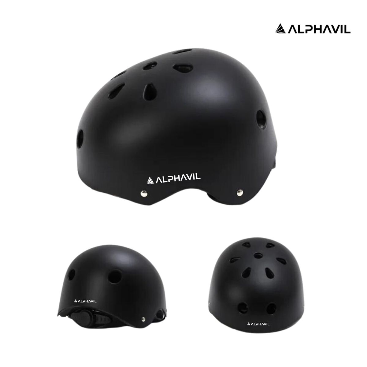 ALPHAVIL - Casco para Bicicleta Road X1 Alphavil ADB200013 Negro