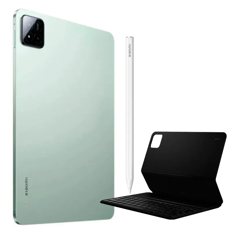 XIAOMI - Combo XIAOMI Pad 7 Verde 8GB 256GB + Lápiz Focus Pen + Teclado Keyboard