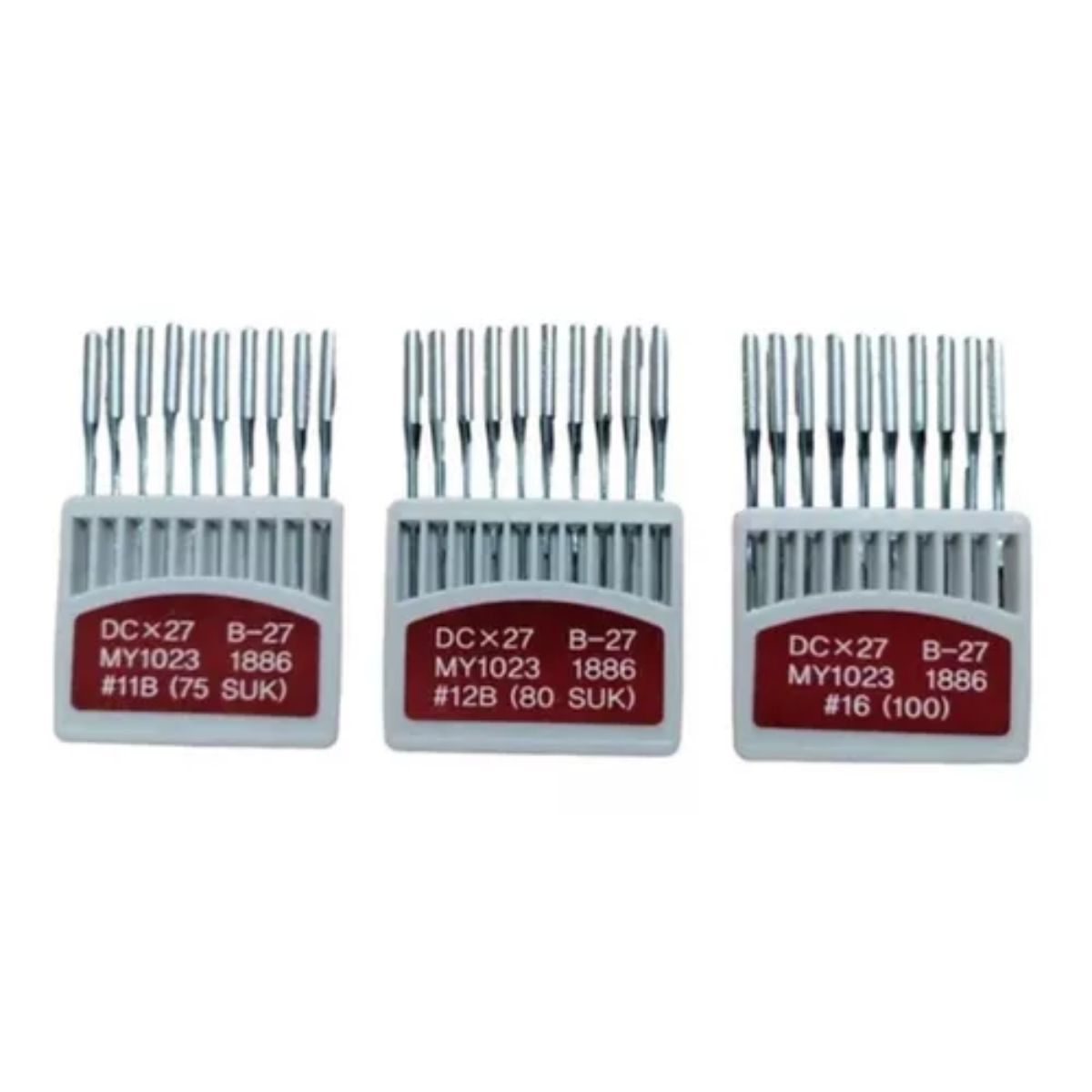 ORANGE - Aguja Para Remalle Industrial Dcx27 - Caja De 100pc Surtidos