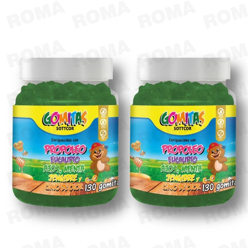 GENERICO - PACK 2 GOMITAS PROPÓLEO NIÑOS 260UND