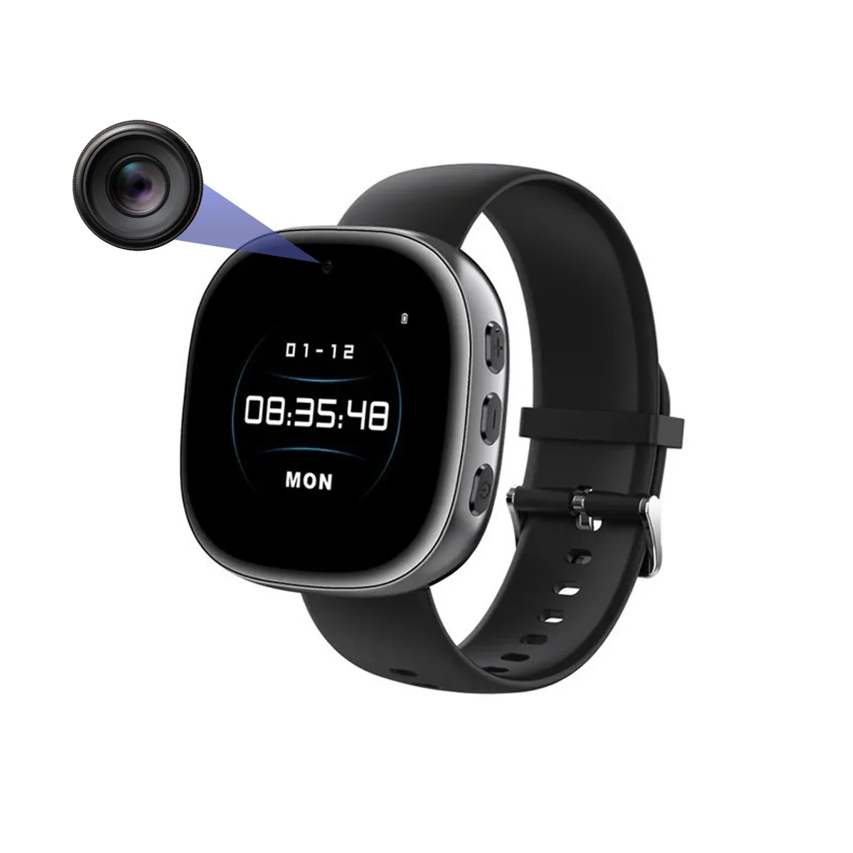 NEO DIGITAL - Cámara reloj Pulsera Banda espía 1080P V12C video foto audio