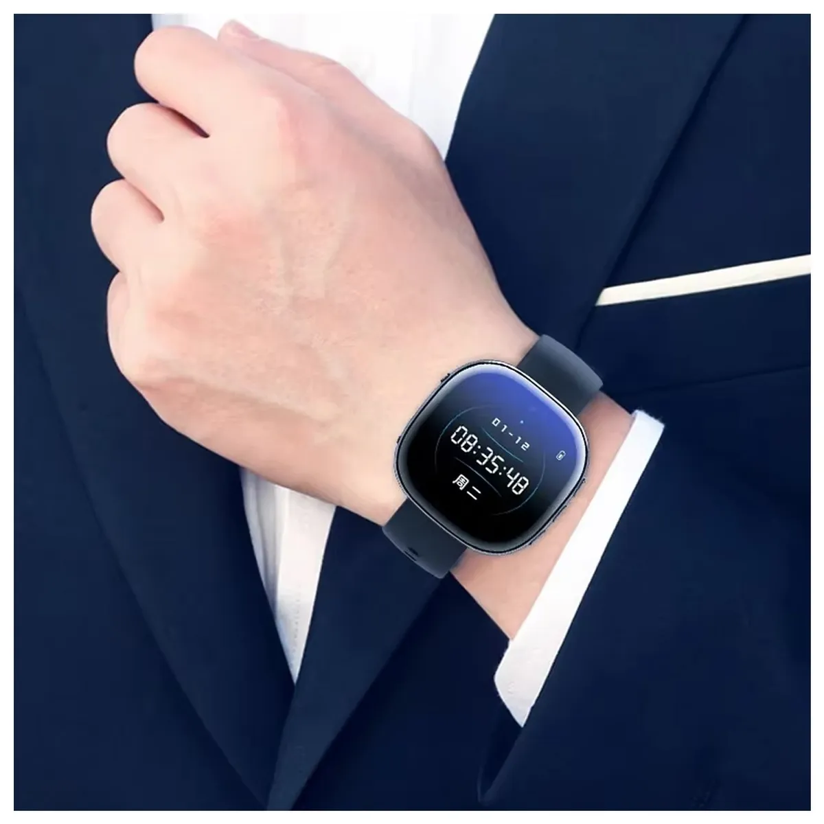 NEO DIGITAL - Cámara reloj Pulsera Banda espía 1080P V12C video foto audio