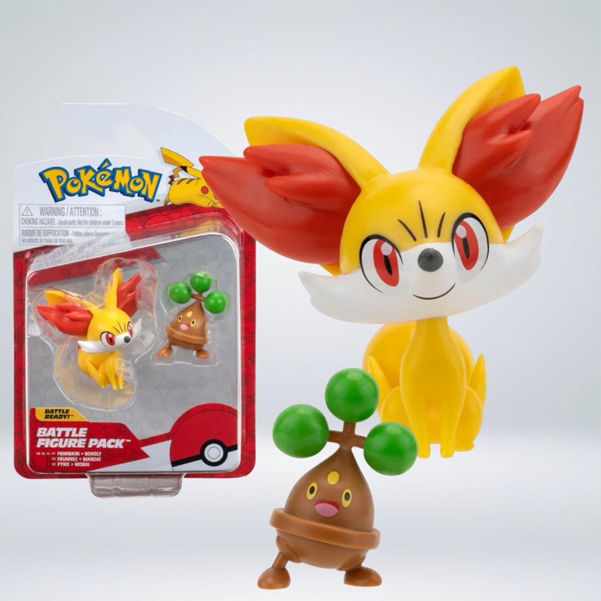 POKEMON - FIGURAS POKEMON BATTLE FENNEKIN - BONSLY