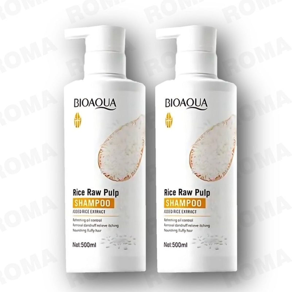 BIOAQUA - PACK 2 SHAMPOO DE ARROZ BIOAQUA 1000ML