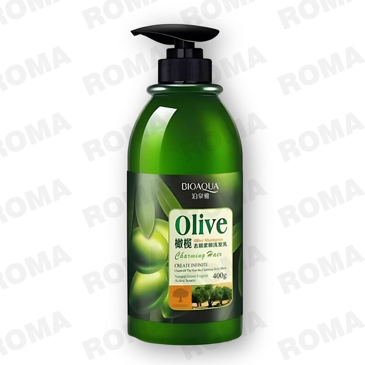 BIOAQUA - SHAMPOO DE OLIVO BIOAQUA 400ML