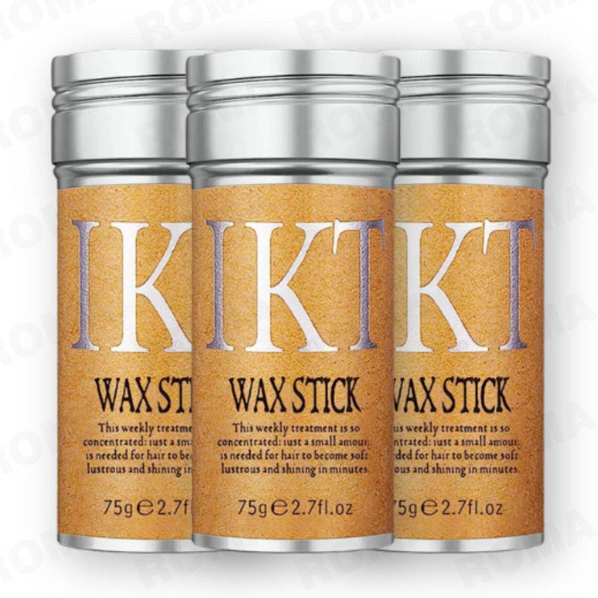 BIOAQUA - PACK 3 BARRA CERA PARA CABELLO IKT WAX STICK 225G