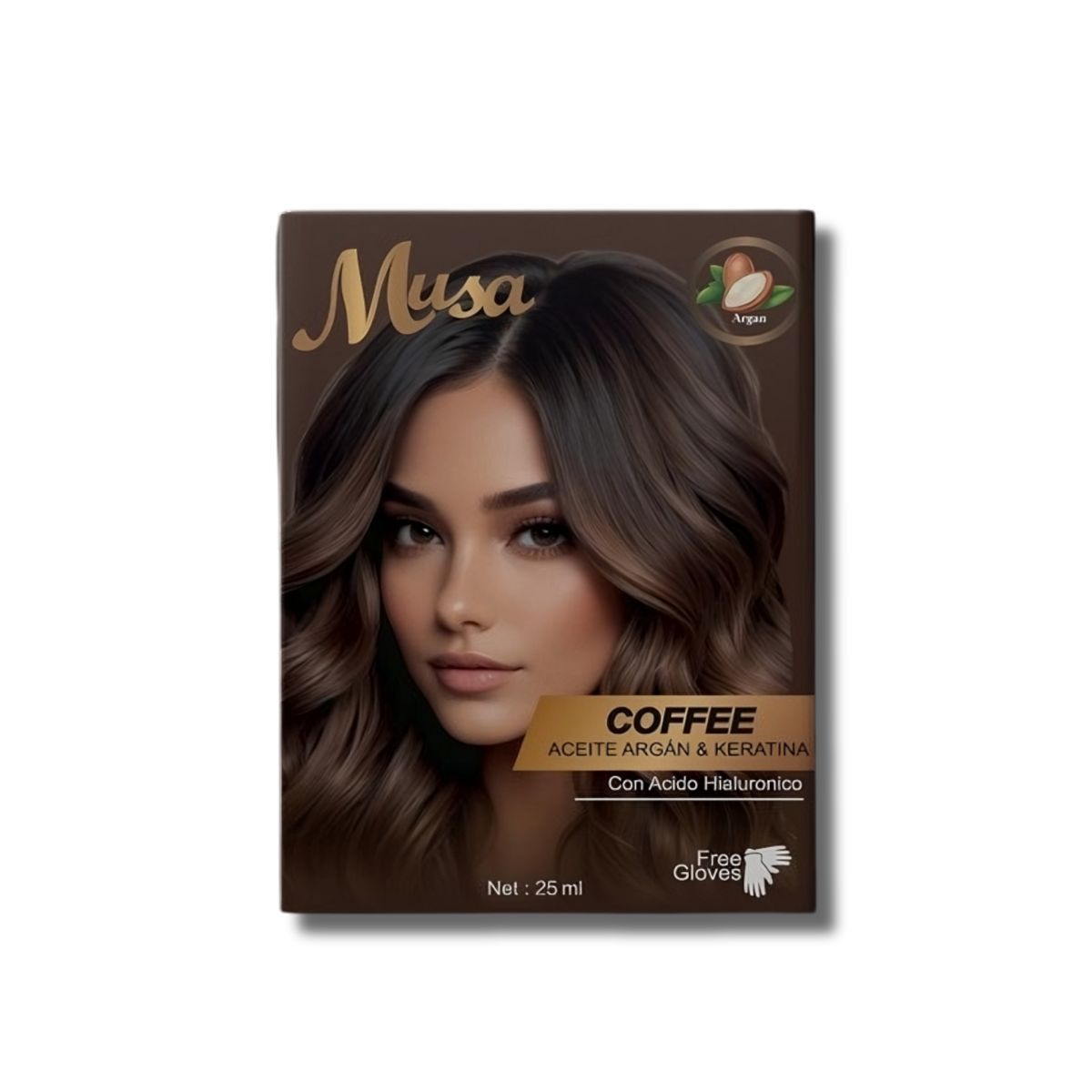 GENERICO - Shampoo Hair Color Musa Tinte Coffee 25mlx10