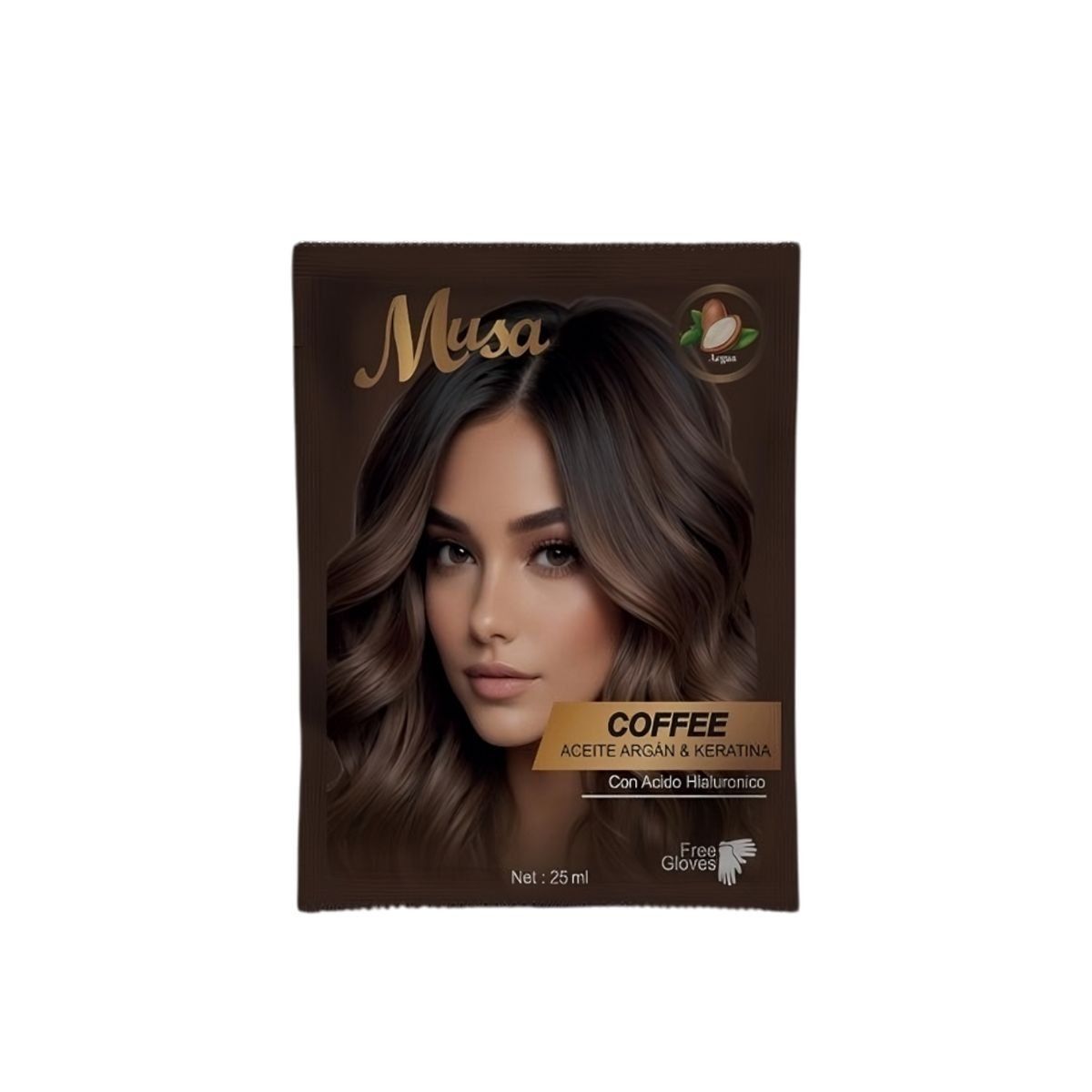 GENERICO - Shampoo Hair Color Musa Tinte Coffee 25mlx10