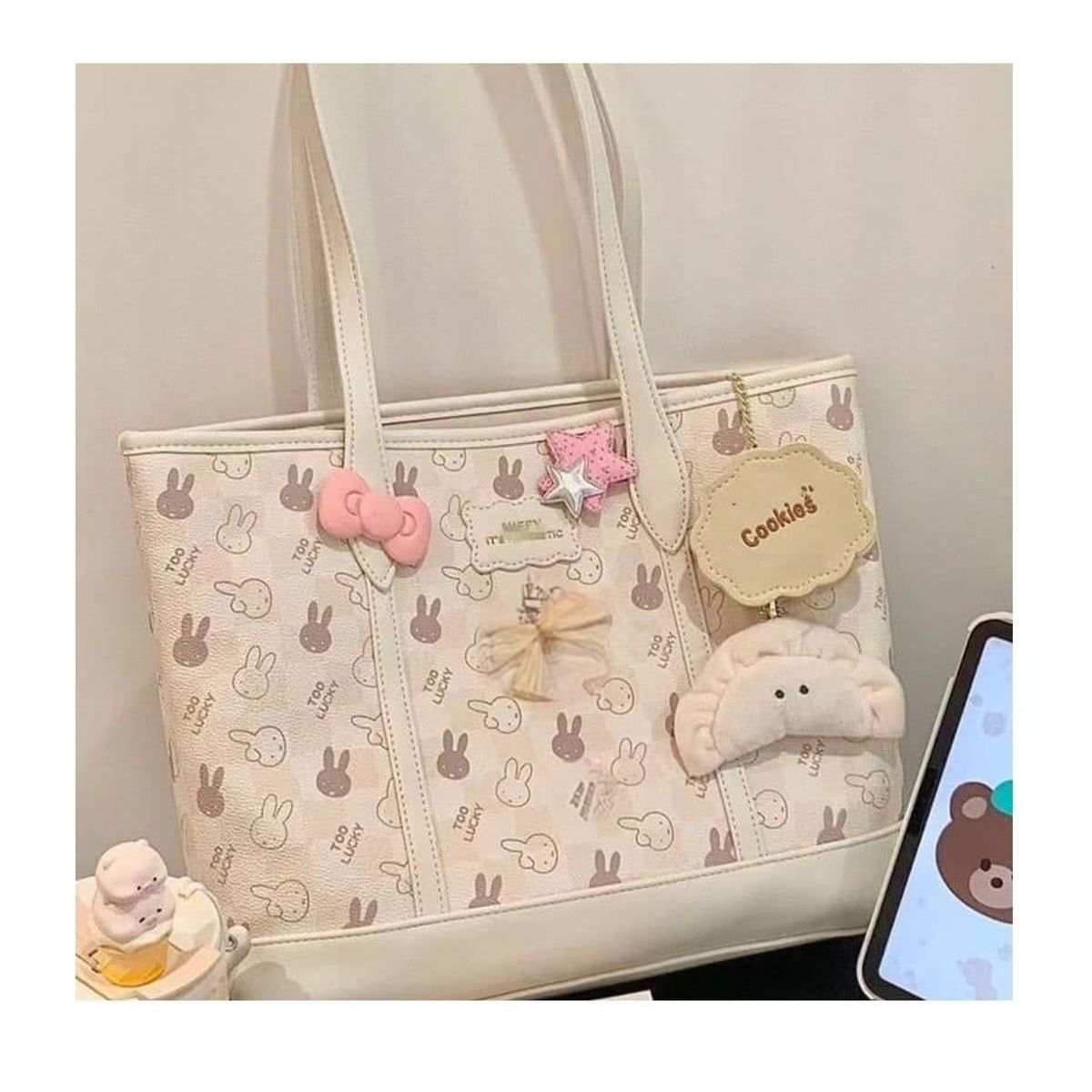 GENERICO - Bolso Cartera Modelo Cat Cuero Pu Premium