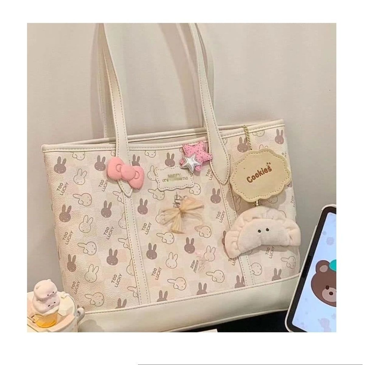 GENERICO - Bolso Cartera Modelo Cat Cuero Pu Premium