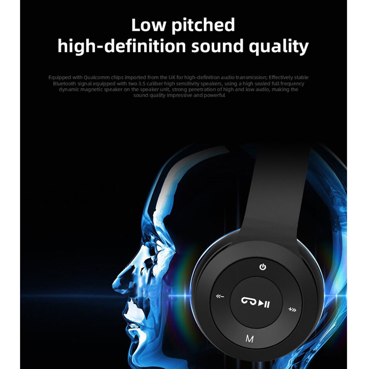 PLAYPRO - Audífonos Inalámbricos Bluetooth P47 Playpro AU240015