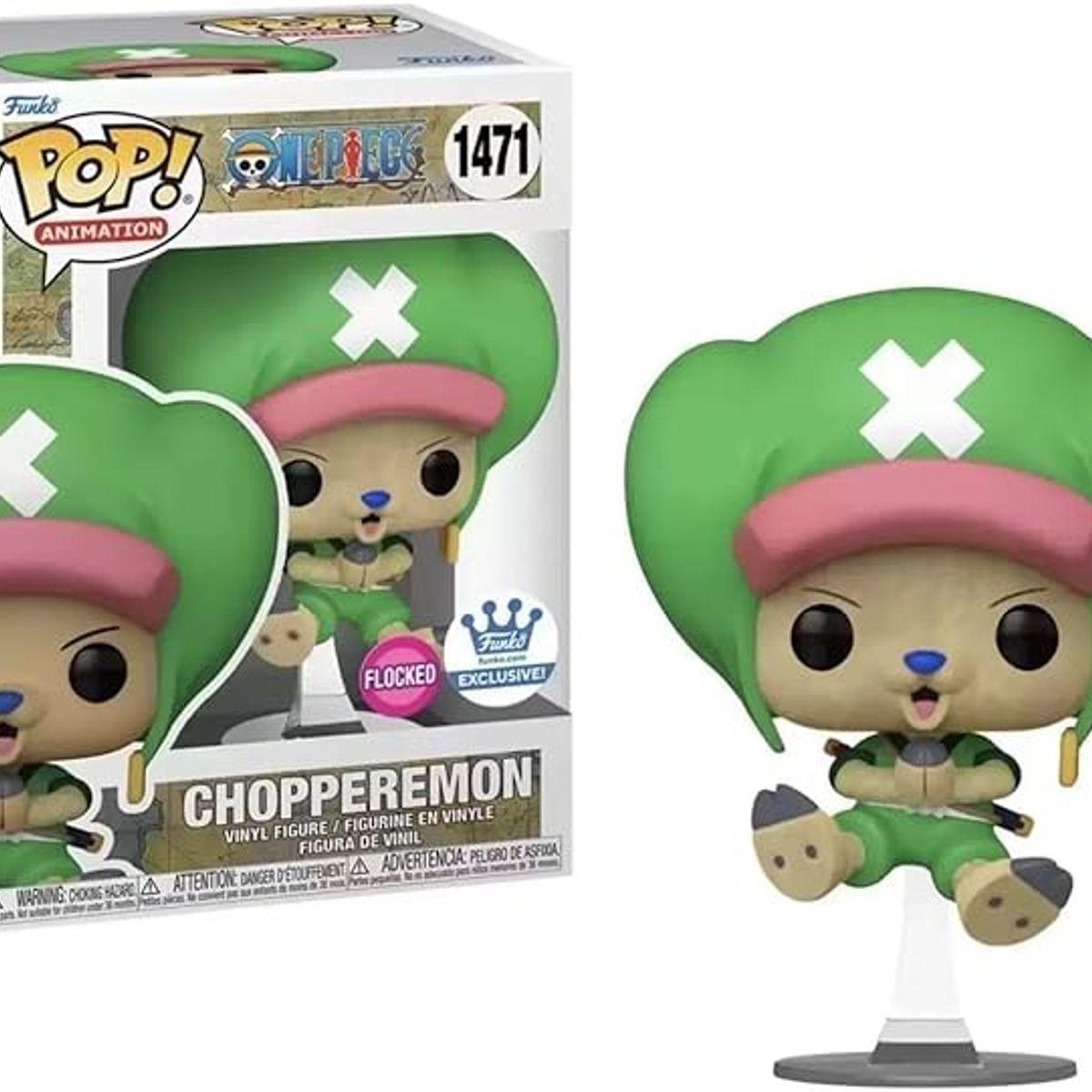 FUNKO - Funko Pop Chopper Flocked Exclusivo Funkoshop One Piece 1471