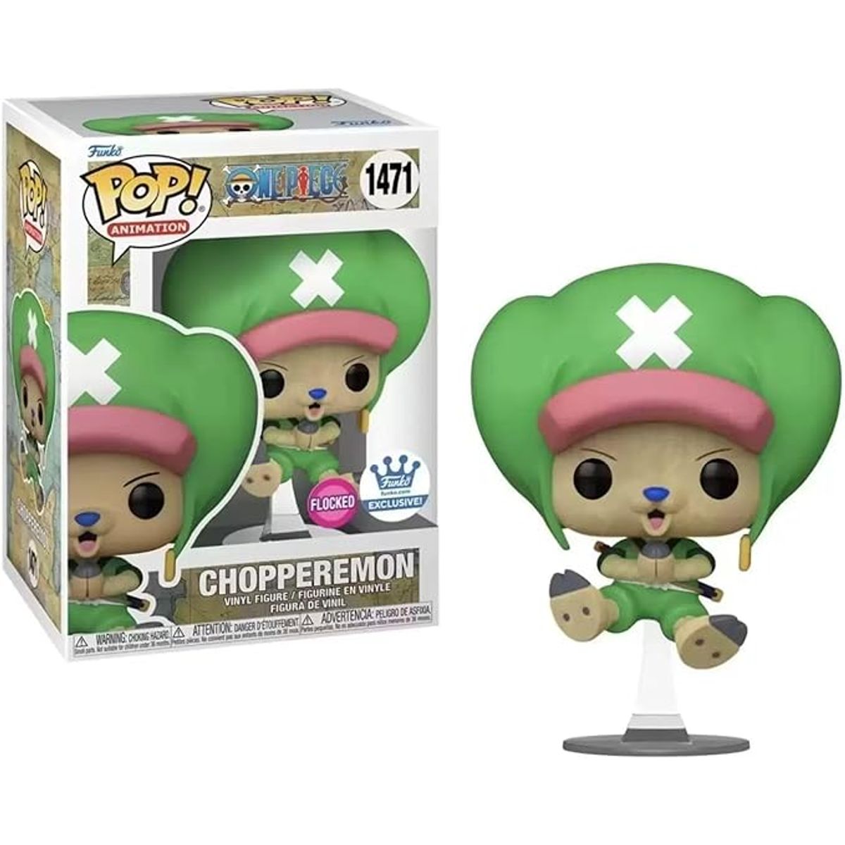FUNKO - Funko Pop Chopper Flocked Exclusivo Funkoshop One Piece 1471