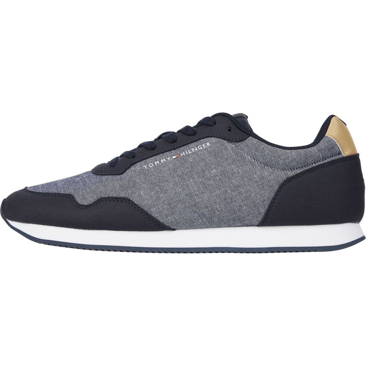 TOMMY HILFIGER - ZAPATILLAS LO RUNNER MIX CHAMBRAY TH