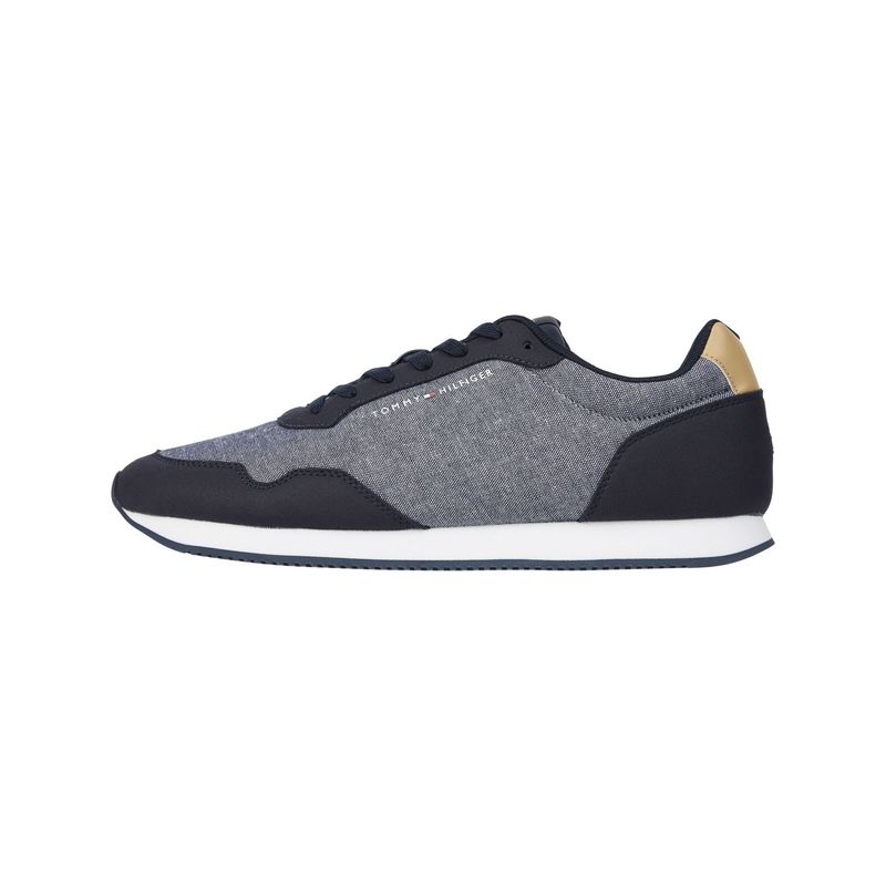 TOMMY HILFIGER - ZAPATILLAS LO RUNNER MIX CHAMBRAY