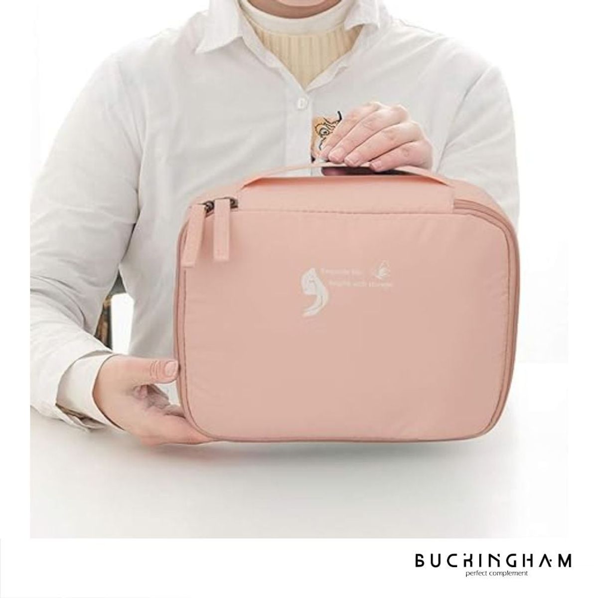 GENERICO - Neceser de Viaje para Cosméticos y Maquillaje MDA290024 Rosado