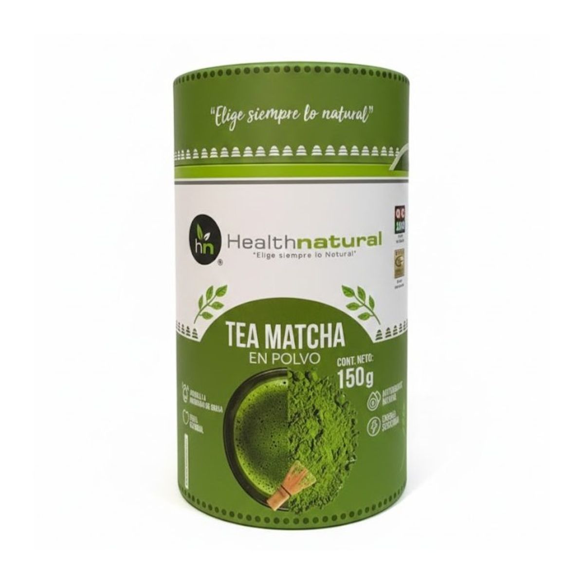 HEALTH NATURAL - Té Verde Matcha en Polvo x 150 g - Health Natural