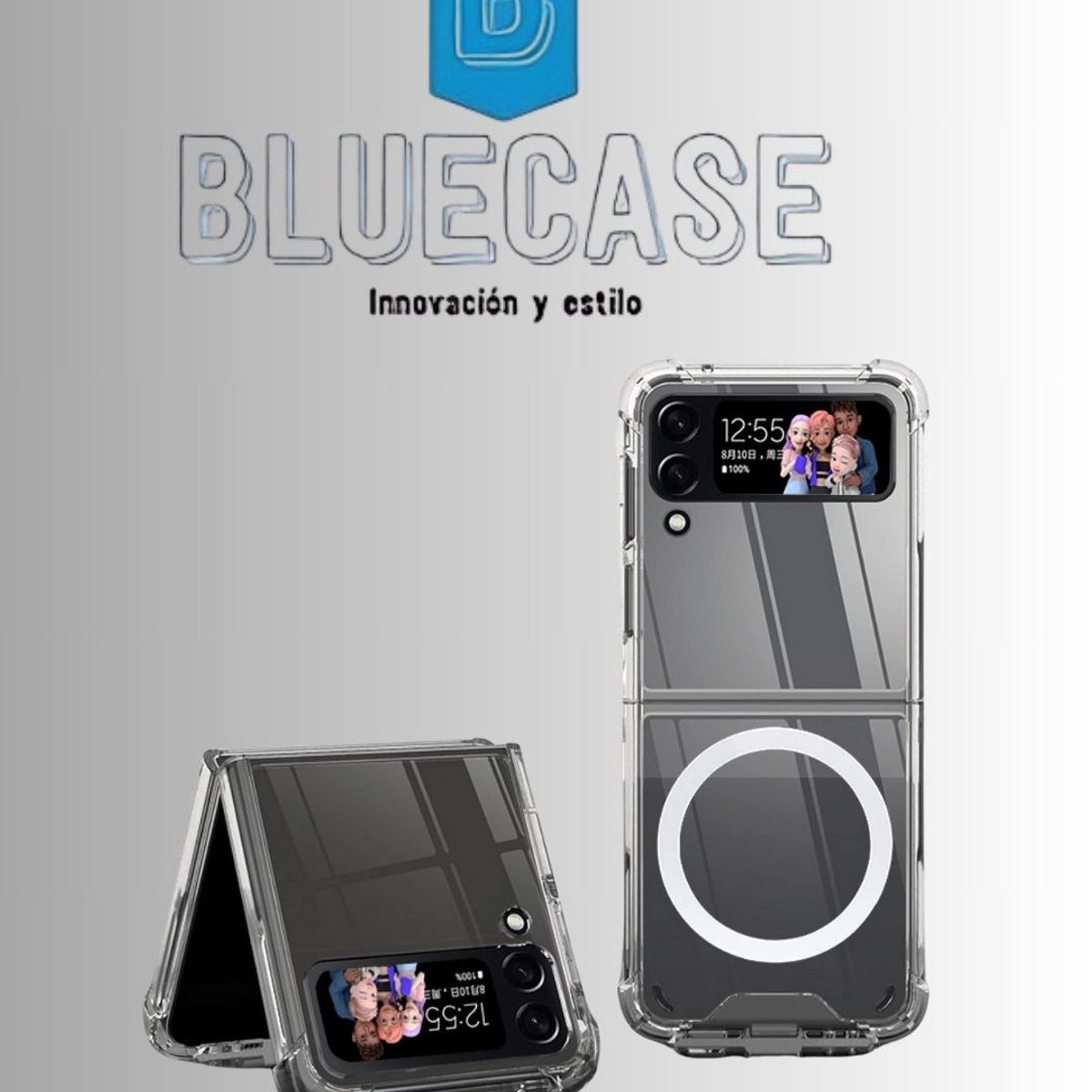 CASE - CASE SPACE TRANSPARENTE PARA SAMSUNG FLIP 6 CON MAGSAFE