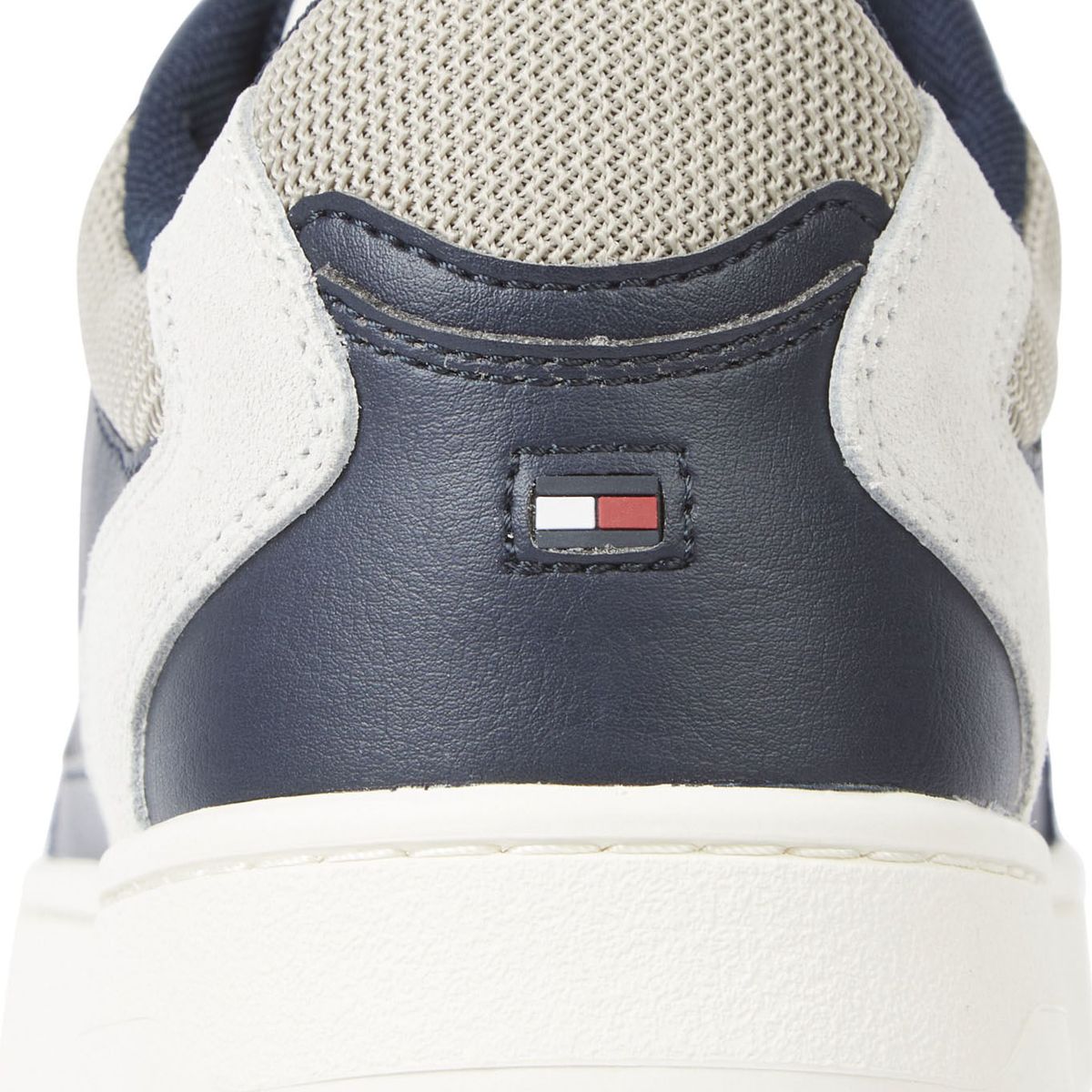 TOMMY HILFIGER - ZAPATILLAS TH BASKET CORE LTH MIX ESS TH