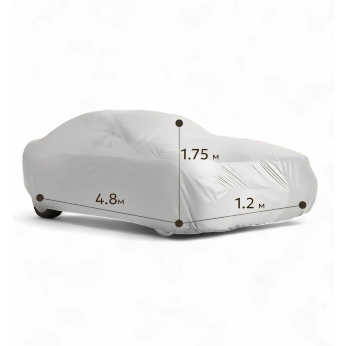 GENERICO - Cobertor Auto Impermeable Ligero Talla L