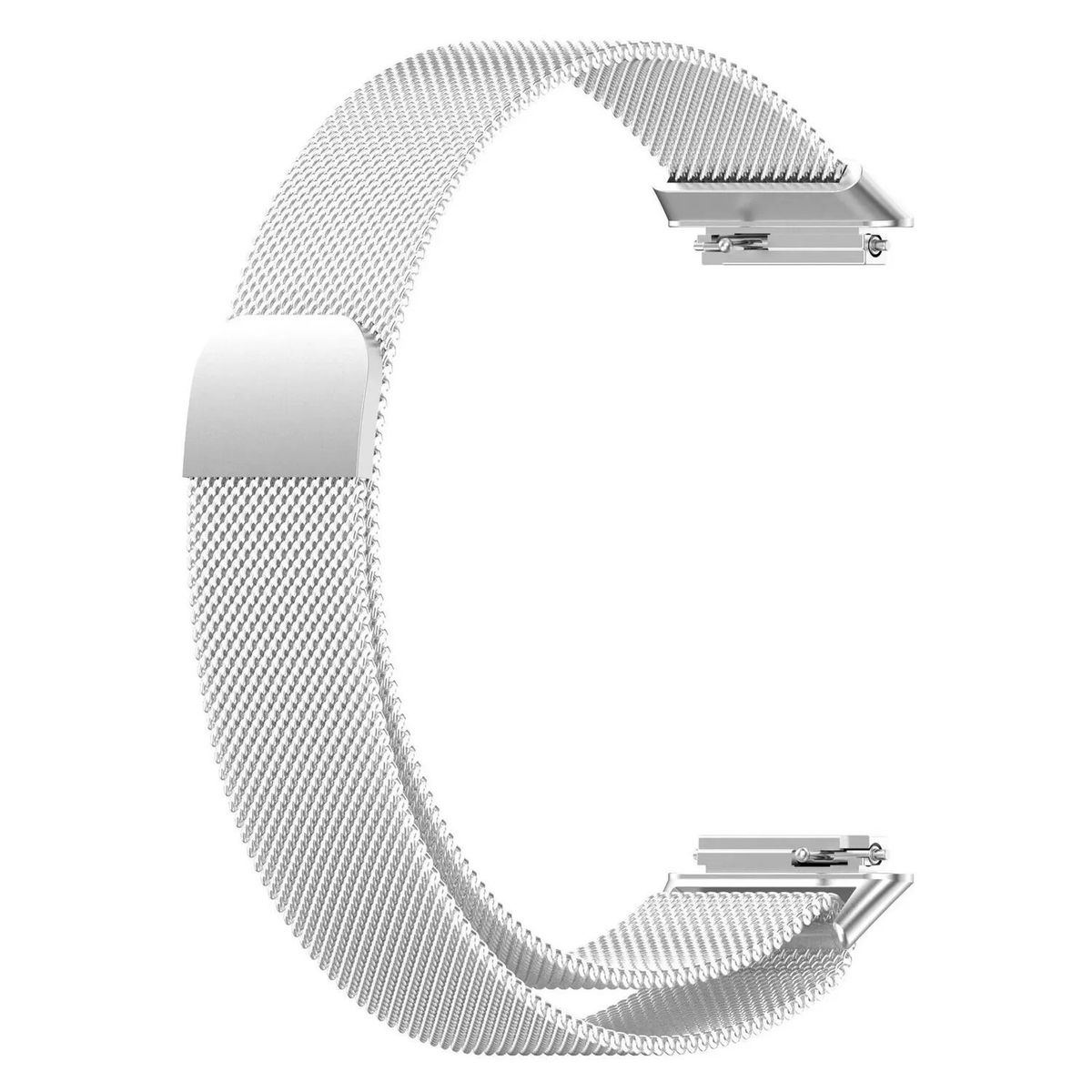GENERICO - Correa Metalica para Huawei Band 7 - Plata
