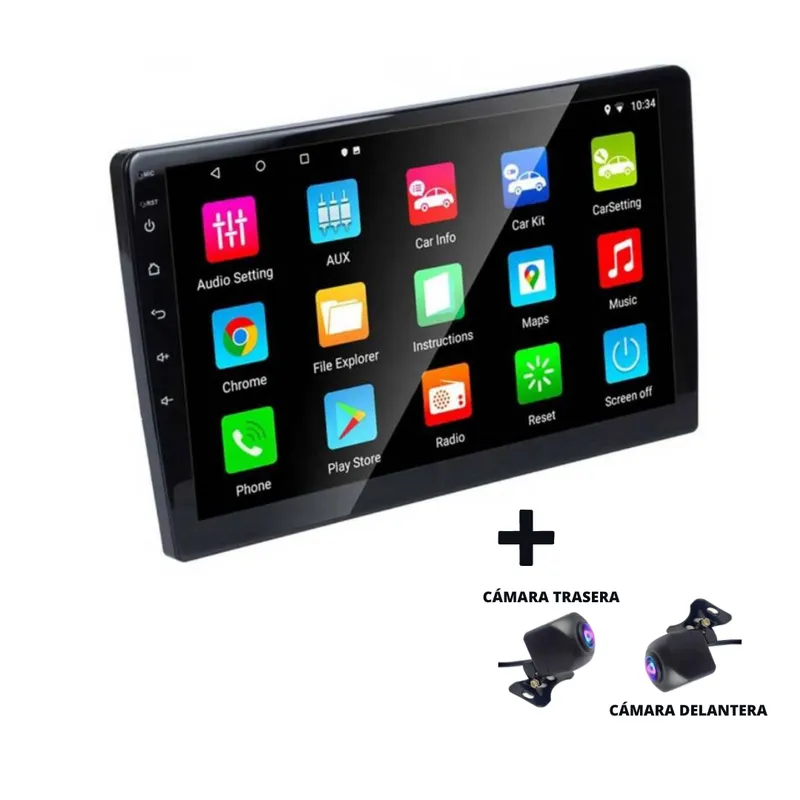 SMART COVER - AUTORADIO ANDROID 10 pulgadas 4+64GB  ANDROID AUTO CAR PLAY