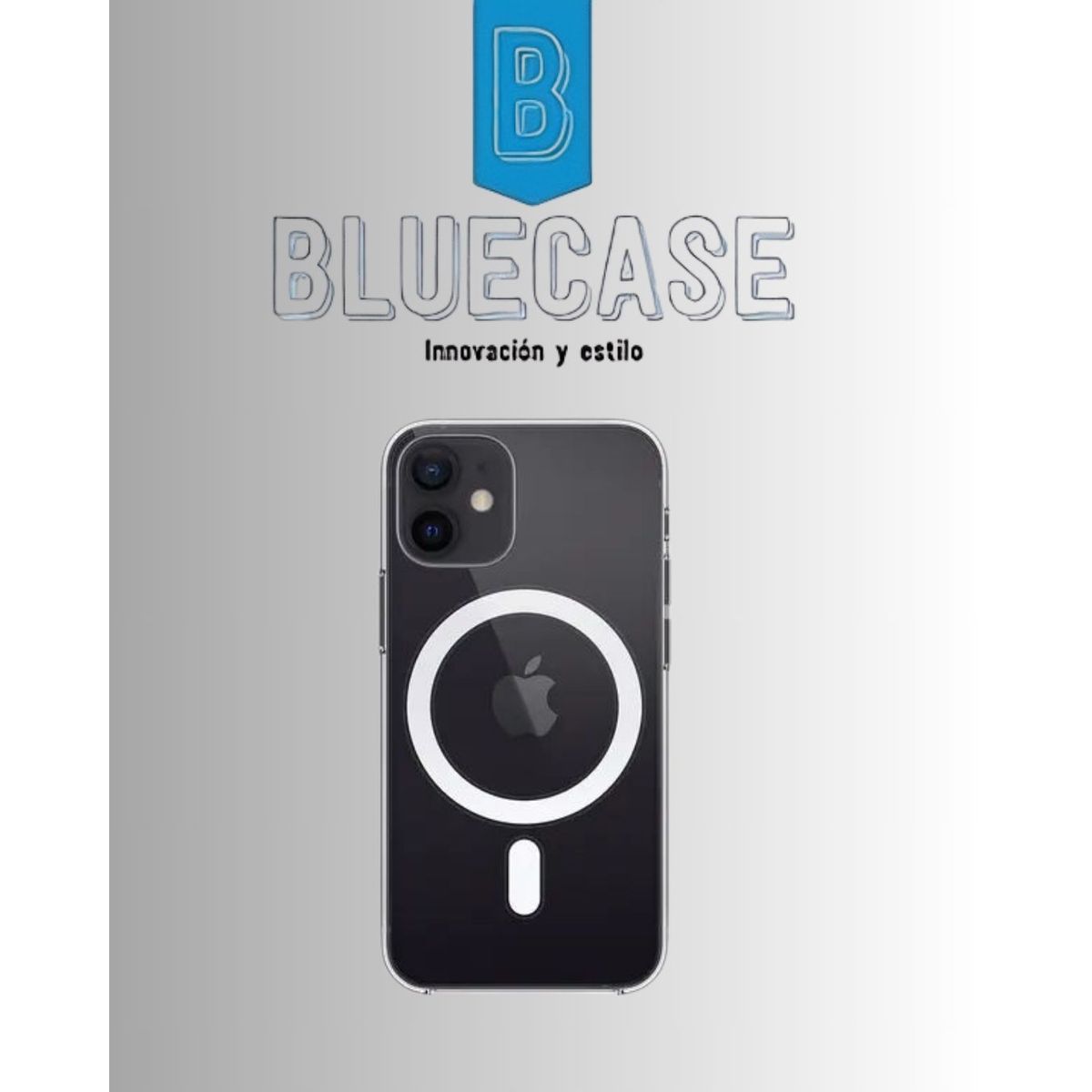 CASE - CASE SPACE TRANSPARENTE PARA IPHONE 12 MINI CON MAGSAFE