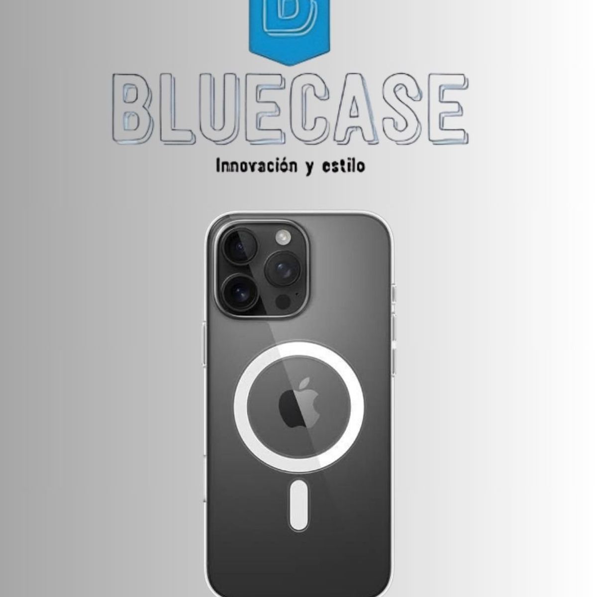 CASE - CASE SPACE TRANSPARENTE PARA IPHONE 15 PRO MAX CON MAGSAFE