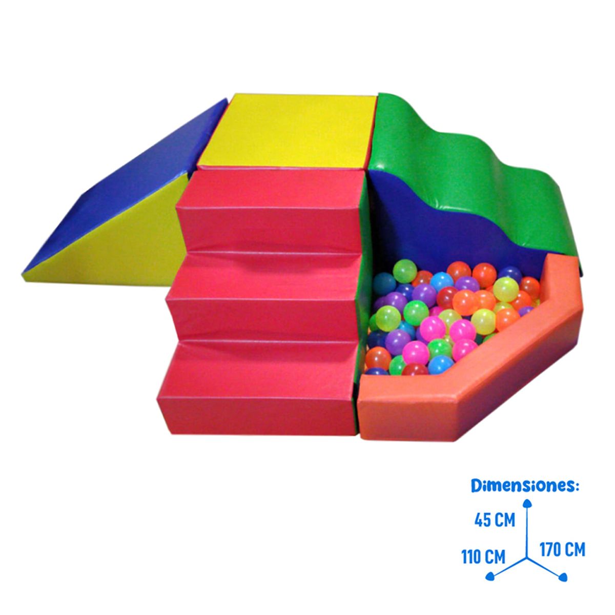 GENERICO - ESTIMULACION TEMPRANA ESQUINERO CON PISCINA PARA PELOTAS