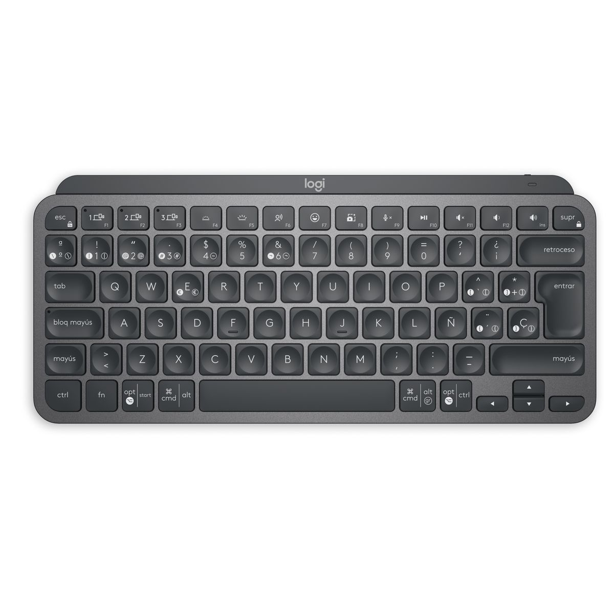 LOGITECH - Teclado Inalambrico Logitech  Mx Keys Mini Black